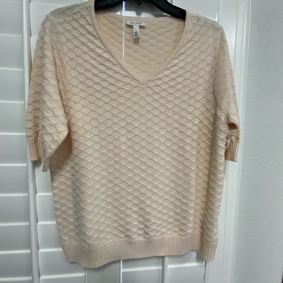 Ella Moss Textured Women's Sweater New No Tags Large - Picture 3 of 5